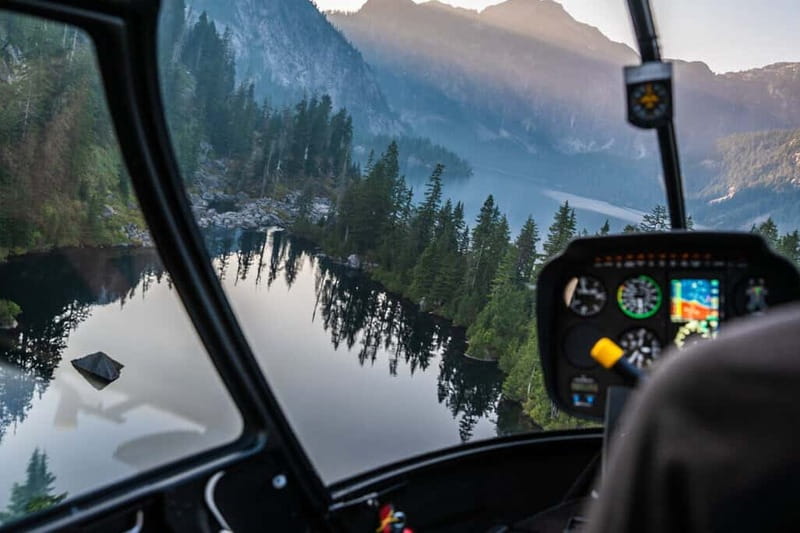 Vancouver: BC Backcountry Helicopter Tour - A route shaped by weather and terrain