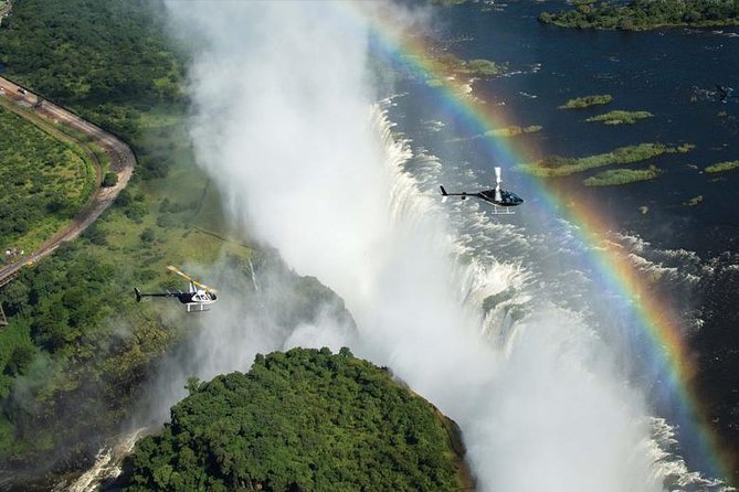 Victoria Falls Flight of the Angels Helicopter Flight - From hotel pickup to the helicopter pad