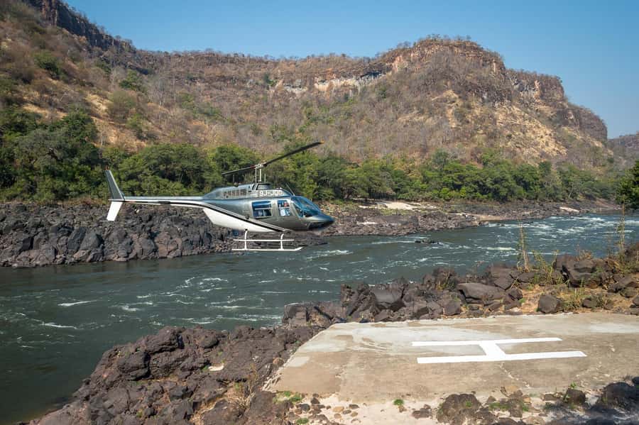 Victoria Falls Helicopter Flights - What happens on the 15-minute flight