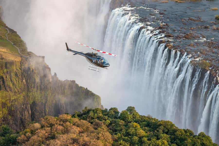 Victoria Falls Helicopter Flights - What the 22-minute route adds