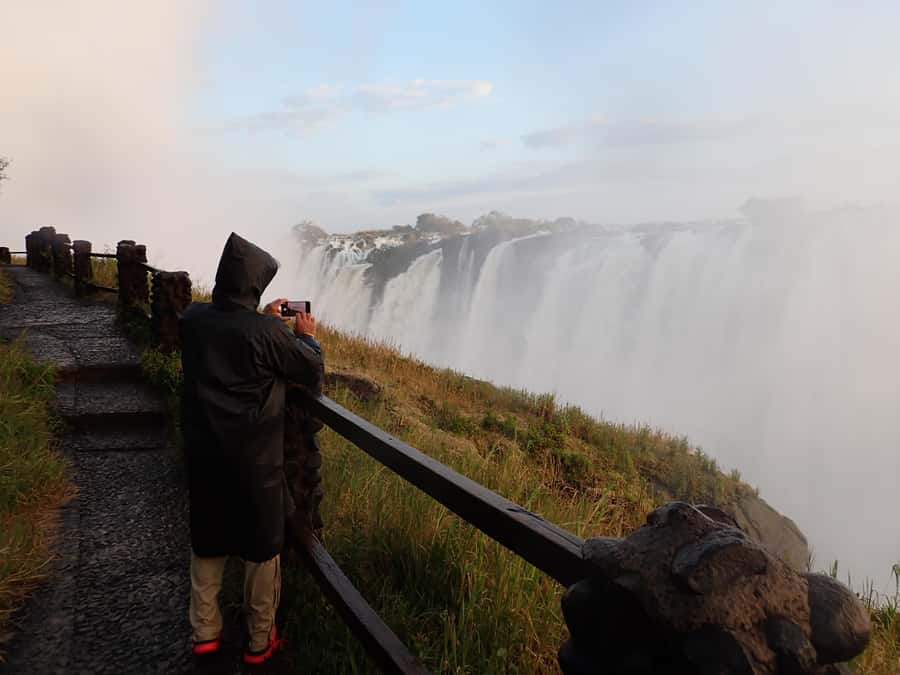 Victoria Falls Helicopter Tour - Victoria Falls Bridge puts the river in context