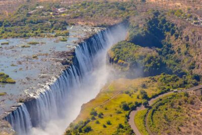 Victoria Falls: Helicopter Tour with Hotel Pickup