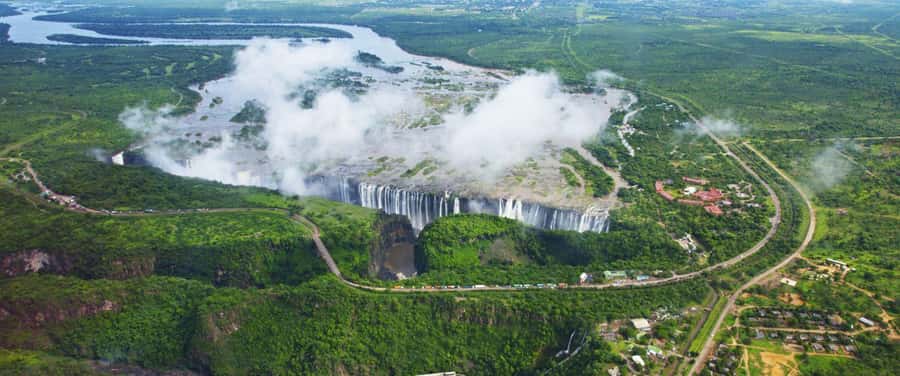 Victoria Falls Scenic Day Tour with Lunch & Helicopter Tour - Walking all 16 viewpoints in the rainforest park
