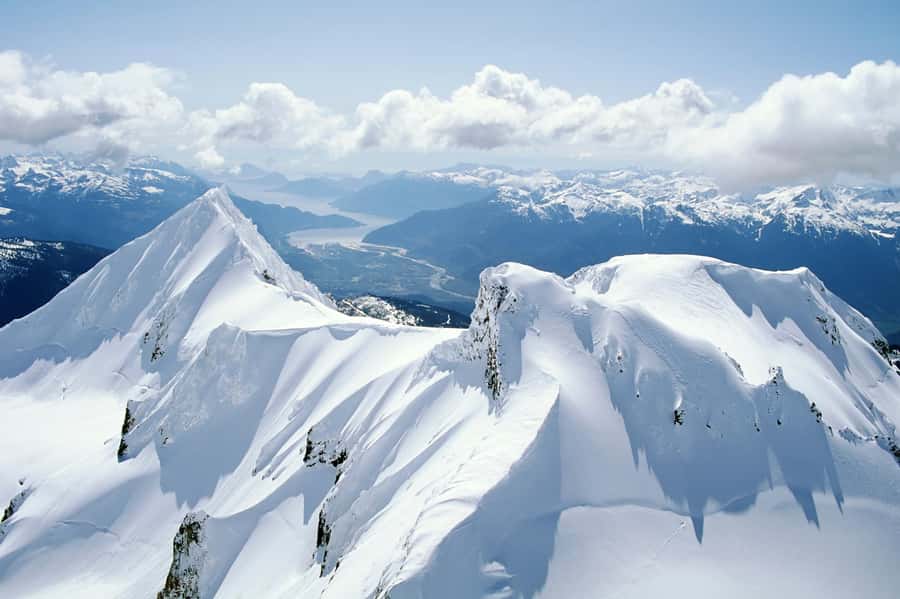 Whistler: Glacier Helicopter Tour over Wedge Mountain - The glacier below Wedge Mountain