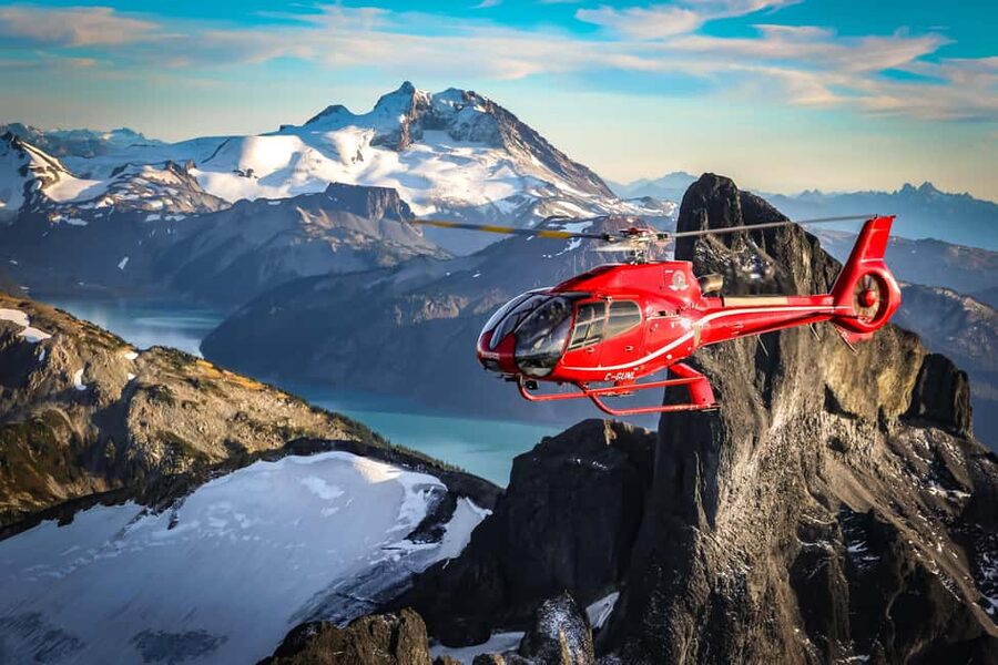 Whistler Helicopter Tour: Glaciers and Black Tusk - Whistler-Blackcomb from a helicopter window